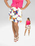 3 Tier PRINTED SKORT with the Ruffle in the center - SH001
